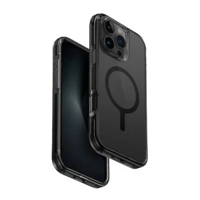 Cover Iphone 16 Pro Hybrid Magclick Charging Combat Uniq - Carbon (Black)
